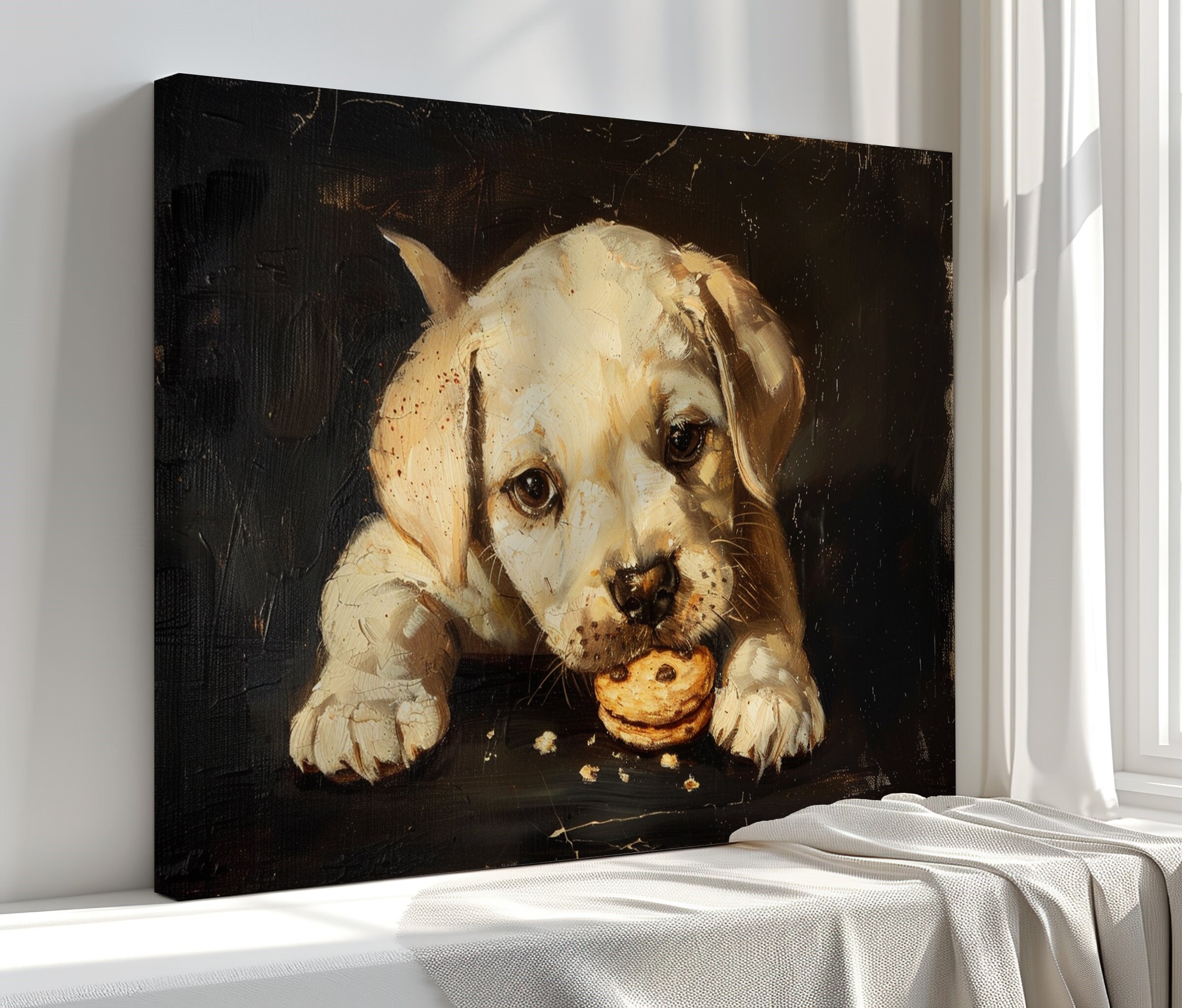 Grieks Beeld met Zonnebril Canvas – Moderne Muurkunst