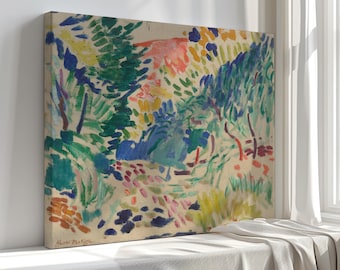 Henri Matisse Canvas Print: Collioure Landscape, Modern French Art