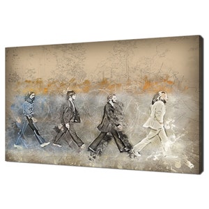 The Beatles Leinwand Kunstdruck Wandbehang Handmade Home Decor Individuelle Geschenke Wandkunst Designs Schnelle Lieferung