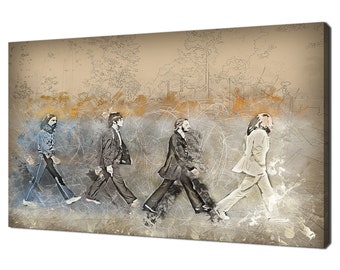 The Beatles Canvas Art Print Wall Hanging Handmade Home Decor Customised Gifts Wall Art Designs Fast Delivery