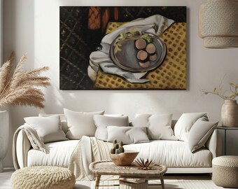 Henri Matisse Peaches Canvas Print, Colorful Modern Wall Art
