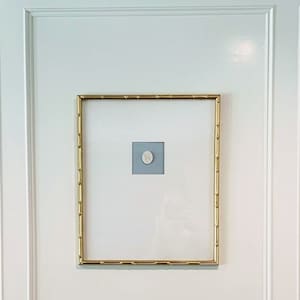 22x28 Bamboo Framed Handmade Embossed Intaglio
