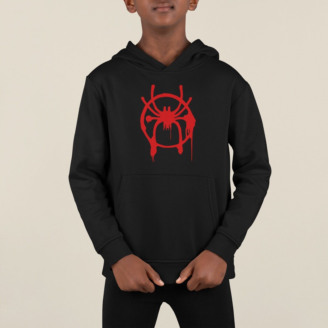 Spiderman Head Printed Kids Casual Cotton Hoodie In Dhaka main image 1