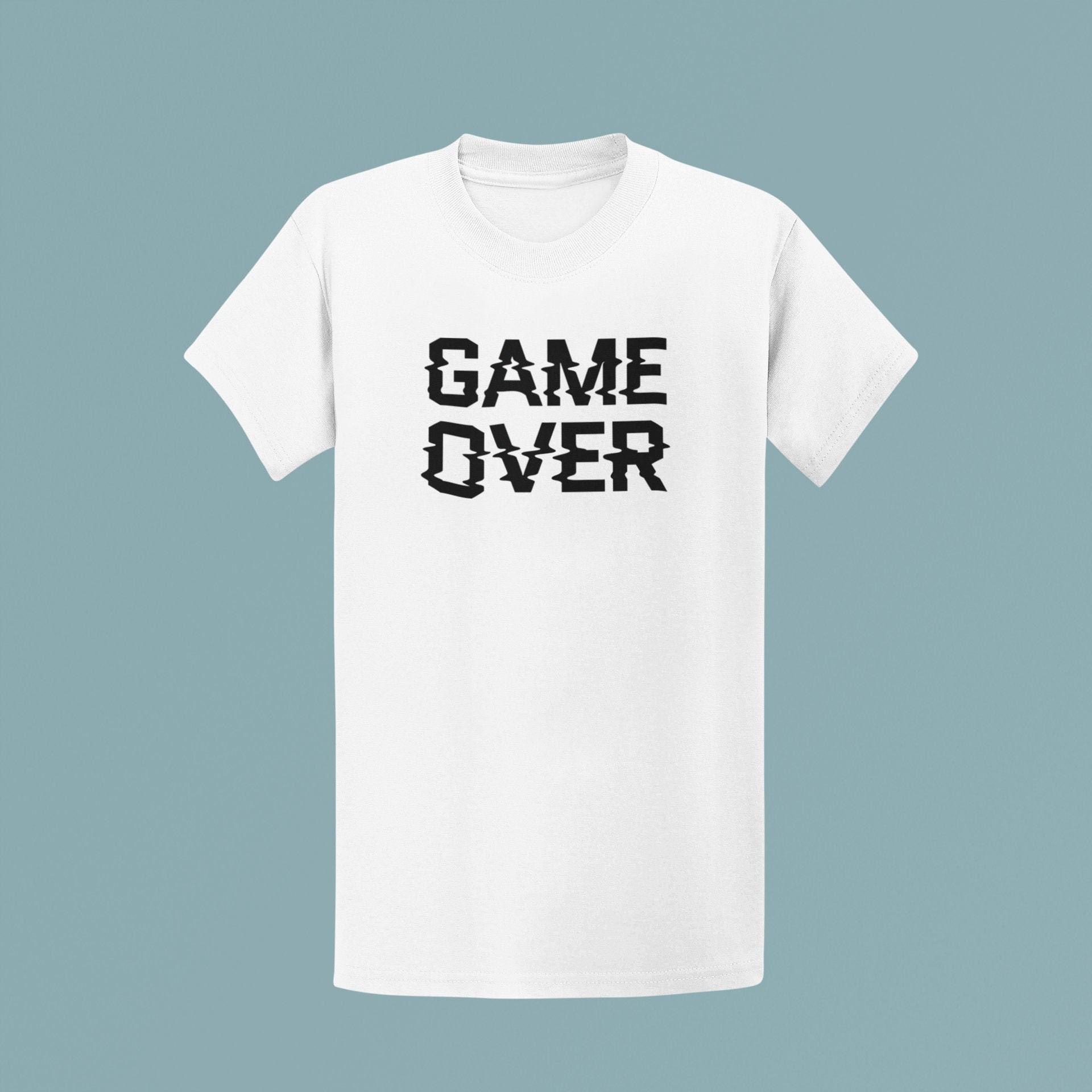Dømme knap genetisk GAME OVER T Shirt Men T Shirt White T Shirt Gamer T Shirt - Etsy
