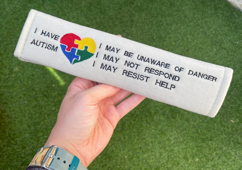 Autism Awareness Seat Belt Cover Etsy UK