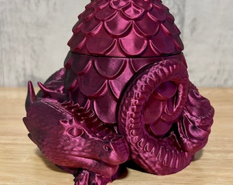 Dragon Egg Trinket Box- 3D Printed