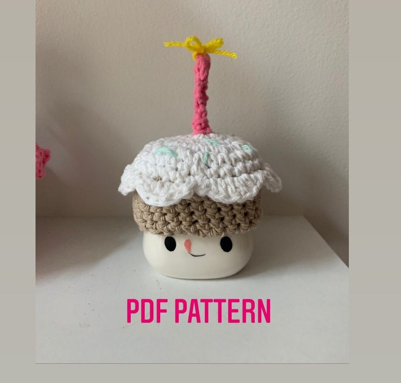 Cupcake Mug Hat Pattern Etsy