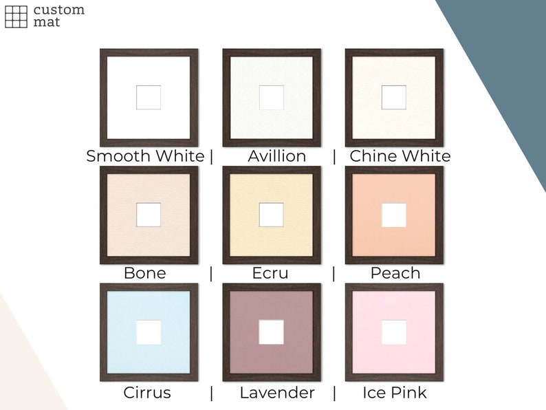 Passe-partout haut de gamme entièrement personnalisable : spécifiez les dimensions extérieures et intérieures un seul passe-partout dans plus de 20 couleurs image 3