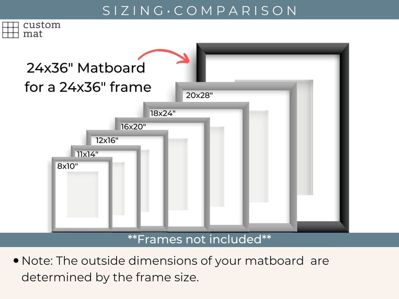 24x36 Custom Photo Mat Boards for 24x36 Frames Etsy