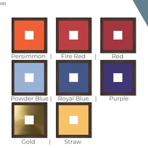 Fully Customizable Premium Matboard: Specify Exterior and Interior Dimensions Single Matting in 20 Colors image 5