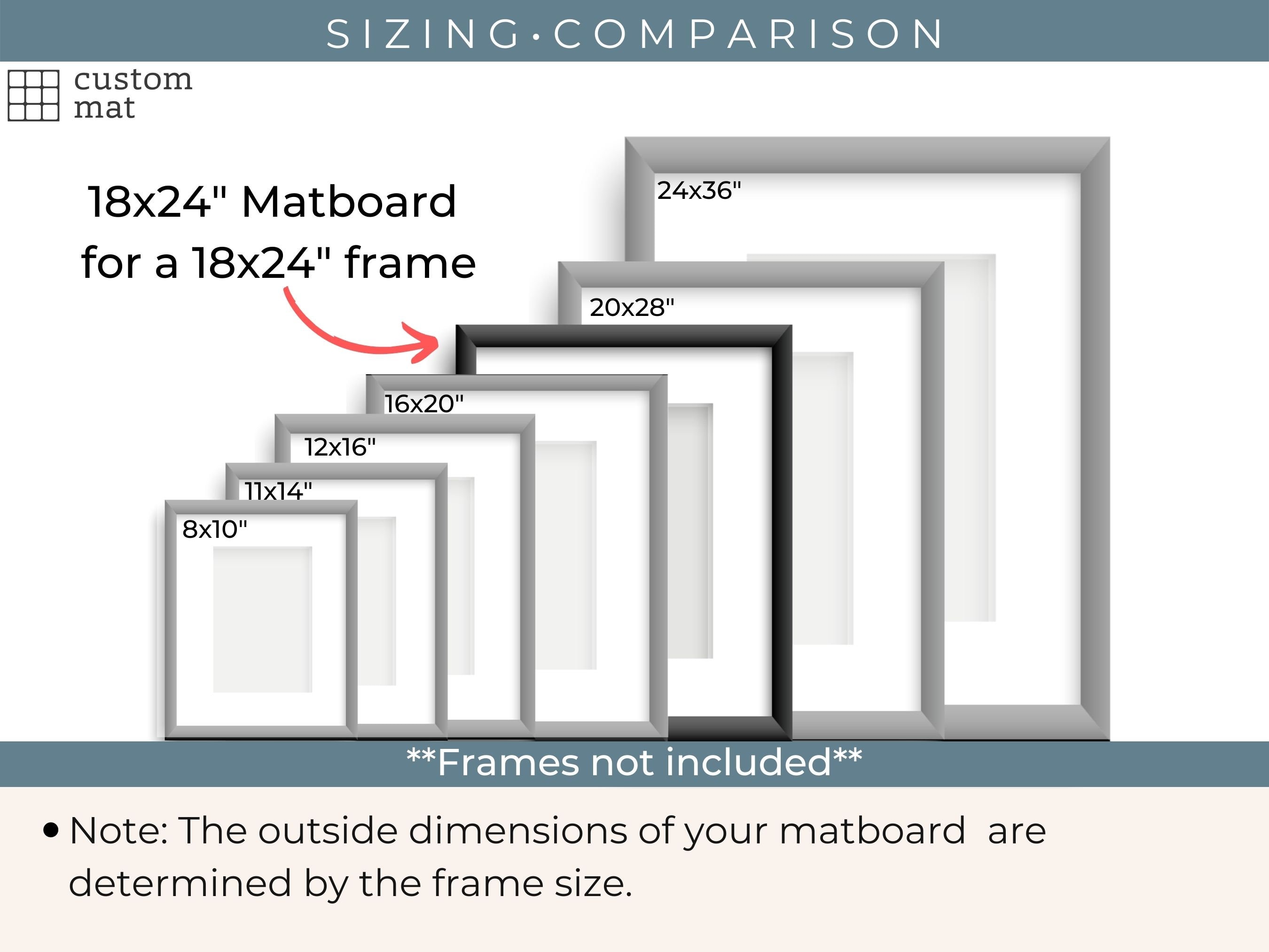18x24 Mat for 12x18 Photo - Deep Red Matboard for Frames Measuring 18 x 24  Inches - To Display Art Measuring 12 x 18 Inches - On Sale - Bed Bath &  Beyond - 38876676
