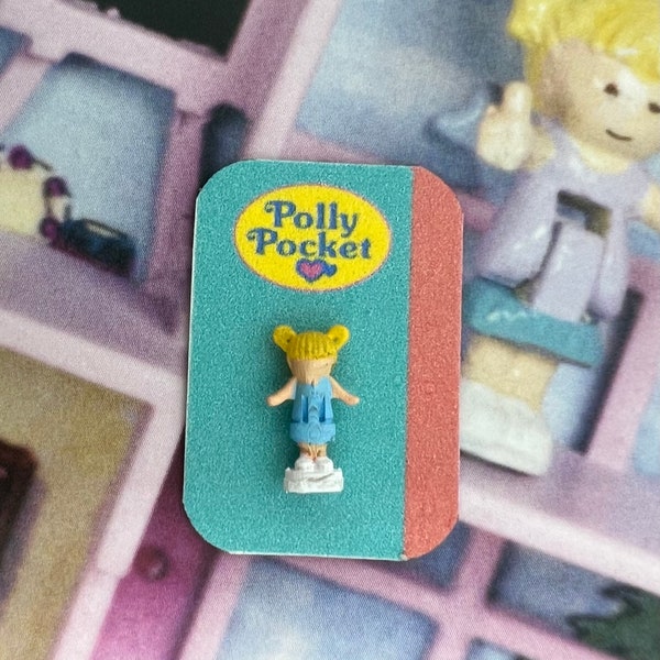 Tiny Tina Miniature Polly Pocket dolls house toy tiny girl doll - LeoLolabyKelly