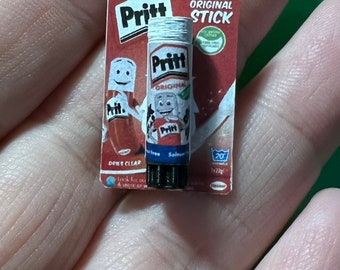 Miniature Dolls House Pritt Stick Glue LeoLolabyKelly