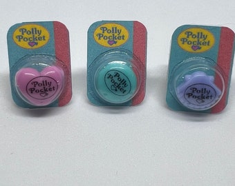 Miniature dolls house Polly Pocket compact replica (single) LeoLolabyKelly