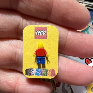 Lego inspired Miniature brick figure dolls house toy figurine minifigure - LeoLolabyKelly