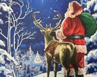 Christmas Painting Original handmade art for wall decor and gifting