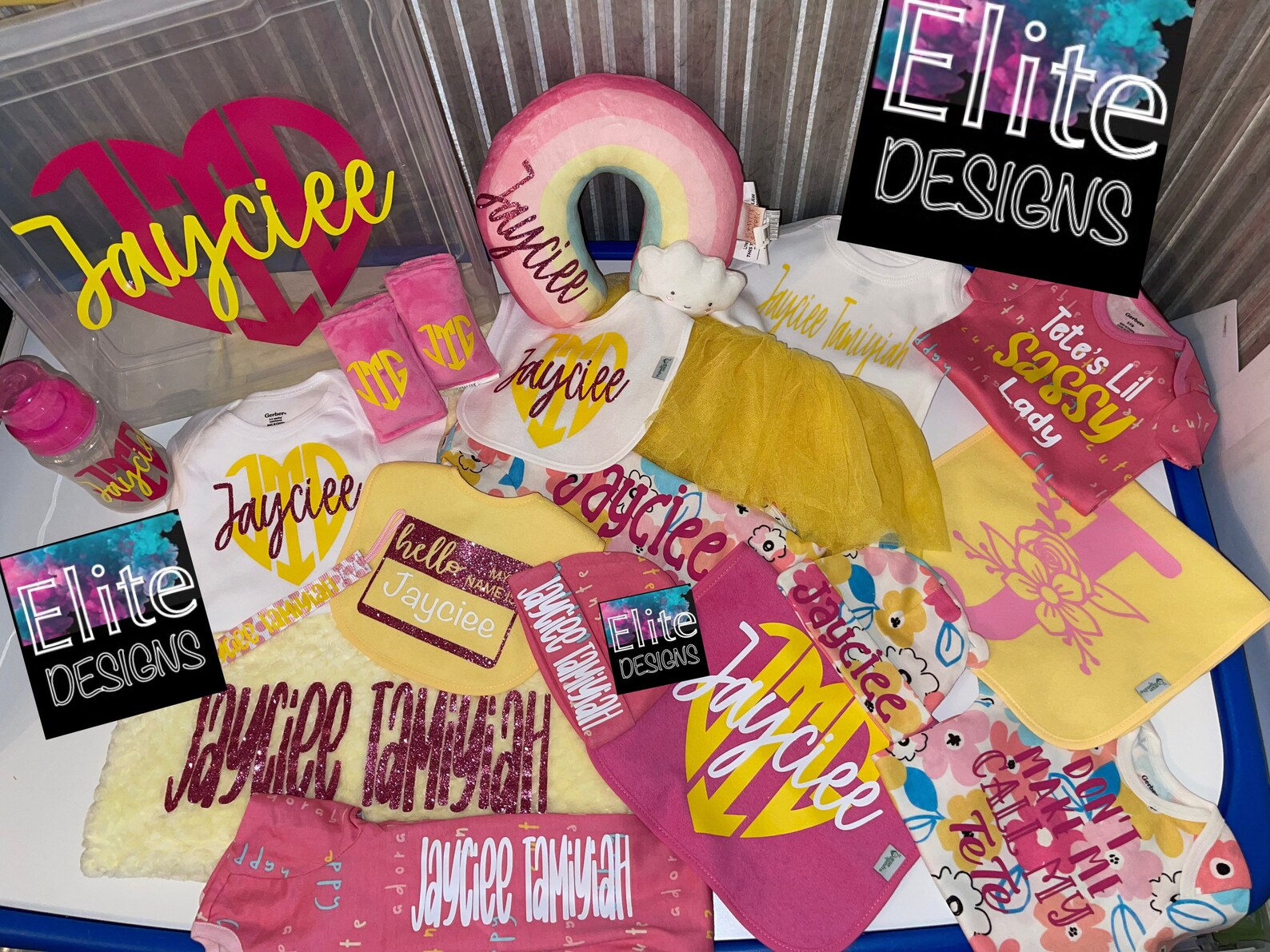 Large Customized Baby Box - Etsy