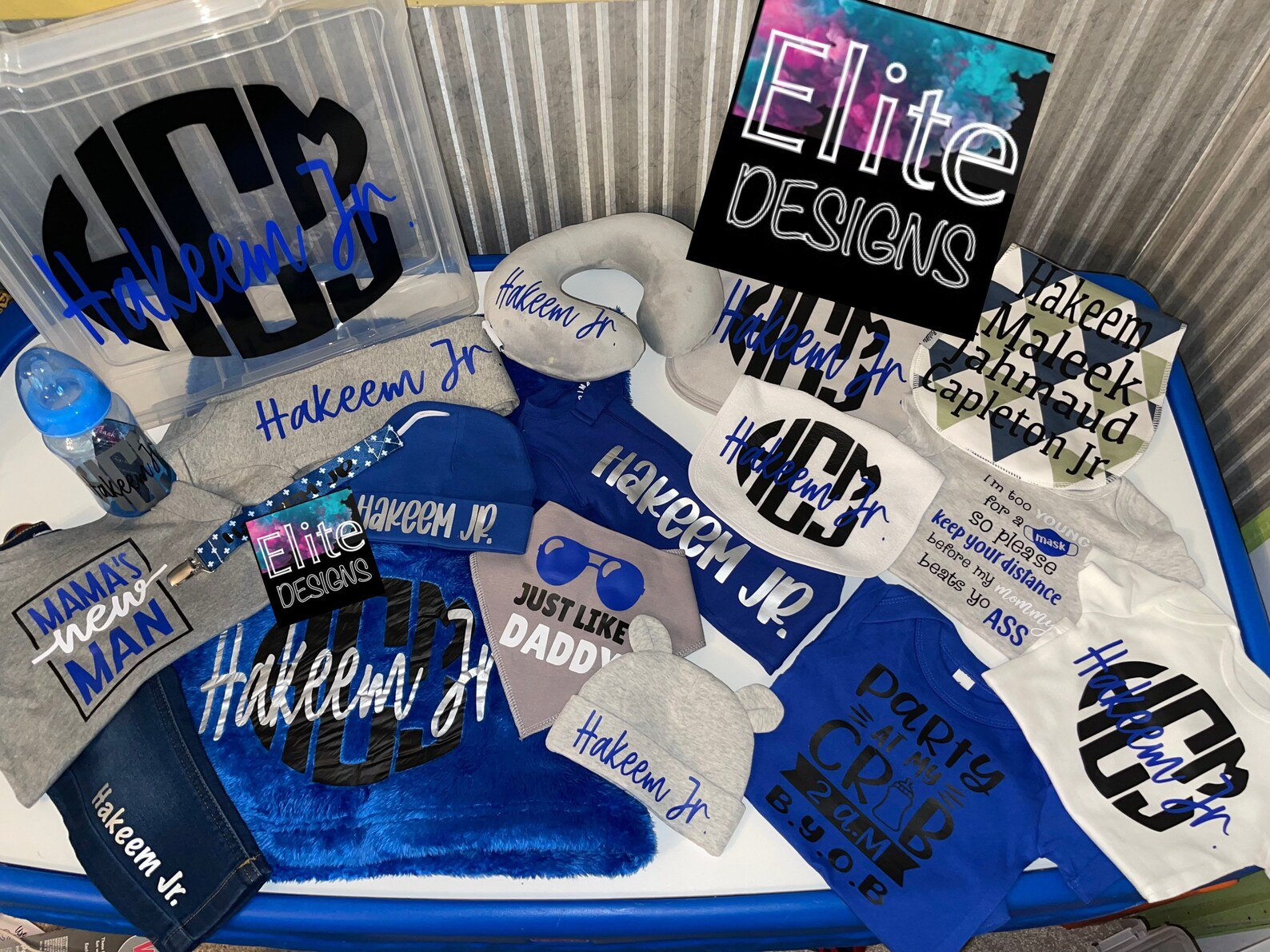 Large Customized Baby Box - Etsy