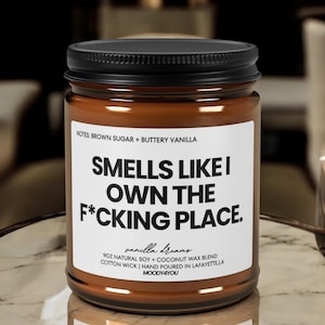 New Homeowner Gift, Housewarming Candle, Funny New House Gift, Christmas Gift, Closing Gift, Condo Owner, Closing Gift for House