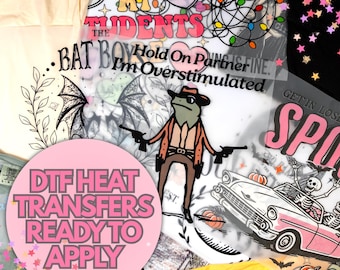 Custom Full Color DTF Transfer Print, Ready To Press Apparel Heat Transfer