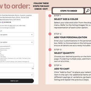 Margs and Matrimony, Bachelorette Party TShirts, Personalized Bachelorette Party Shirts, Custom Name and Location Bachelorette Shirts Bild 11