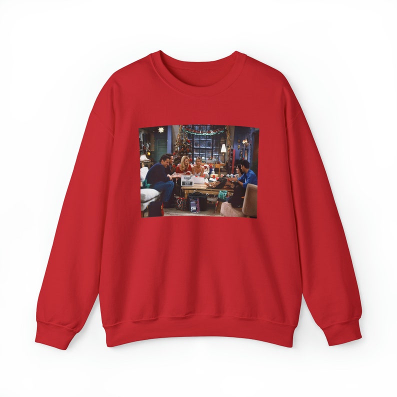Friend Sweatshirt, Christmas Sweater, Cute Christmas Ugly Christmas Sweater, Christmas Sweatshirt, Holiday Sweater, Cute Winter Sweater image 4