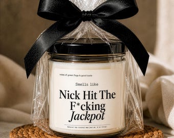 Candle Gift for Best Friend Who Just Got Engaged, Personalized Engagement Gift Soy Candle, Ready To Gift, Free Shipping