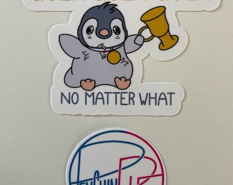 All I Do is Win Sticker - Penguin Sticker - DJ Khaled- Inspirational Funny Sticker