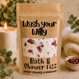 Funny | joke | rude | Bath fizz | shower fizz | essential oils | for him or her | small gift | birthday | Christmas | friend| smelly husband