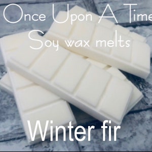 Highly scented, Handmade, hand poured Soy Wax melts. 50g block snap bar- fragrance- Winter fir