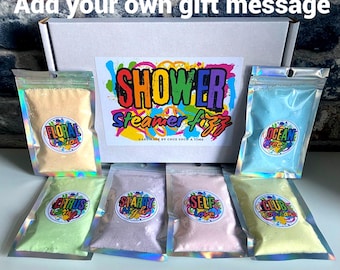 Coffret cadeau bombes de douche | bombes de bain | cadeau détente | cadeau pour elle | cadeau pour lui | cadeau anti-stress | panier dorloter | aromathérapie | bateaux à vapeur