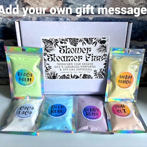 Tropical Shower bombs | bath bombs | relaxation gift | gift for her | gift for him | stress gift | pamper hamper | aromatherapy | steamers