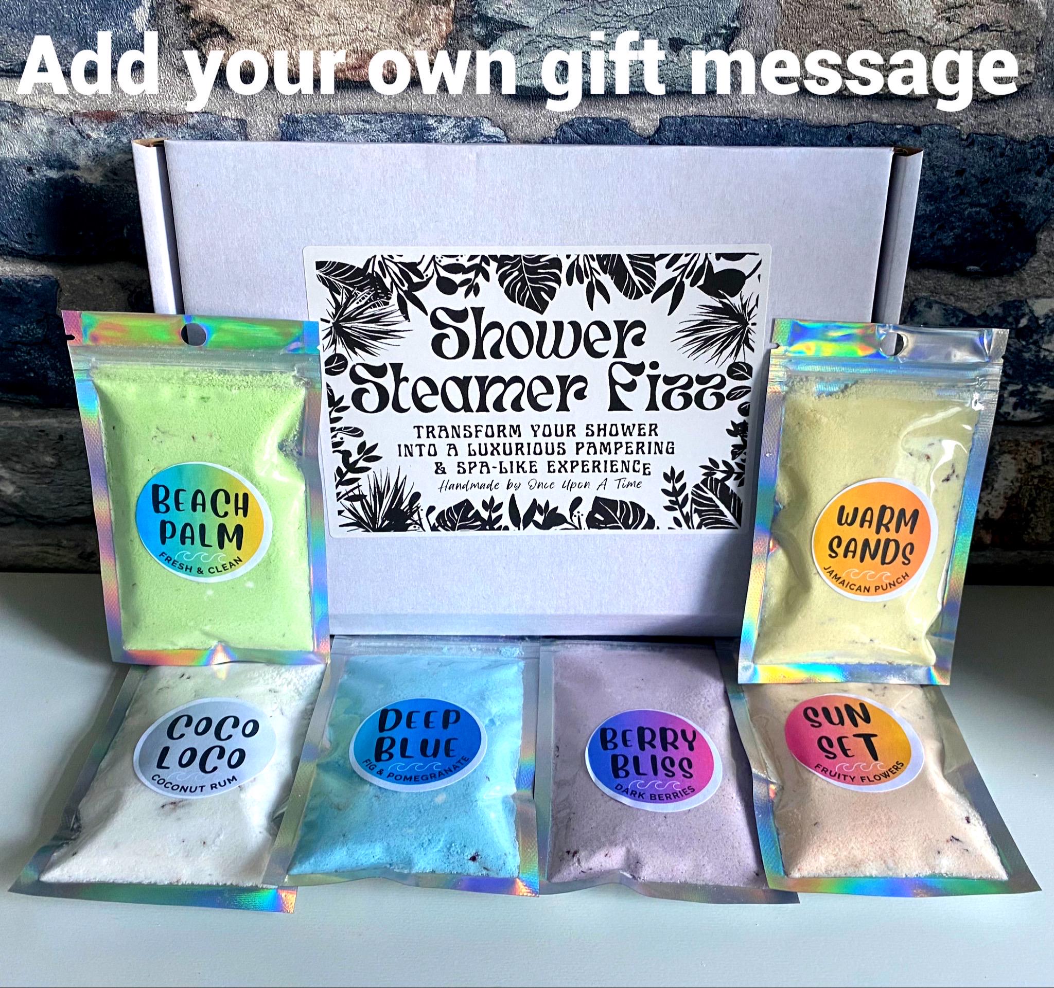 Bombes de douche tropicale | bombes de bain | cadeau détente | cadeau pour elle | cadeau pour lui | cadeau anti-stress | panier dorloter | aromathérapie | bateaux à vapeur