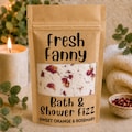 Bath fizz | shower fizz | essential oils | for her | small gift | birthday | Christmas | friend | wife | funny gift | rude | joke gift