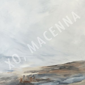 Icy Skies Painting DIGITAL DOWNLOAD image 2