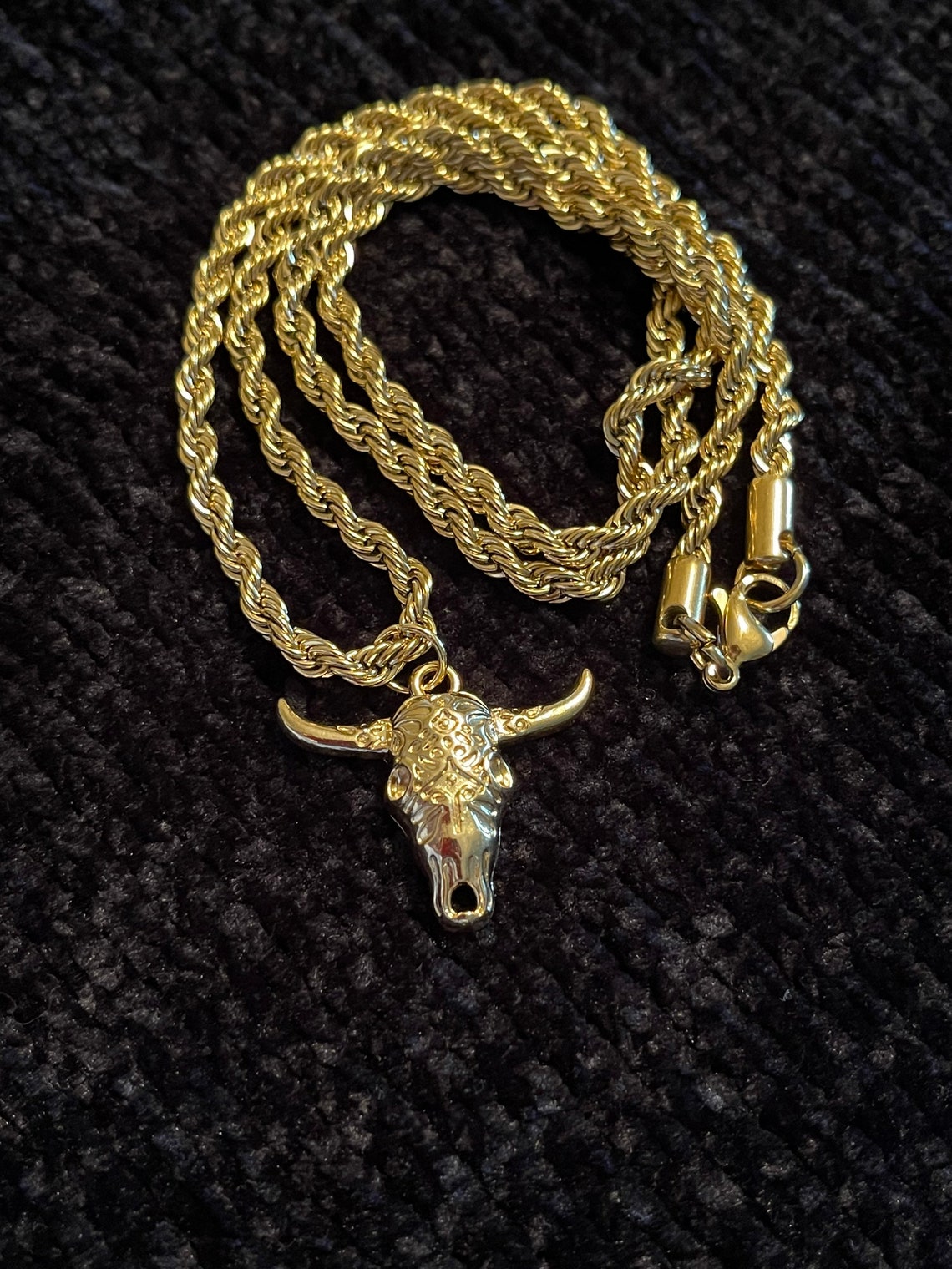 Stainless steel rope chain Etsy