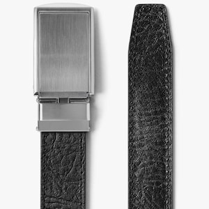 Anniversary Gift for Him,Personalized Belt,Mens Belt,Engraved Gift,Leather Belt,Custom Belt,Gift for Dad, SlideBelts Top Grain Black Belt