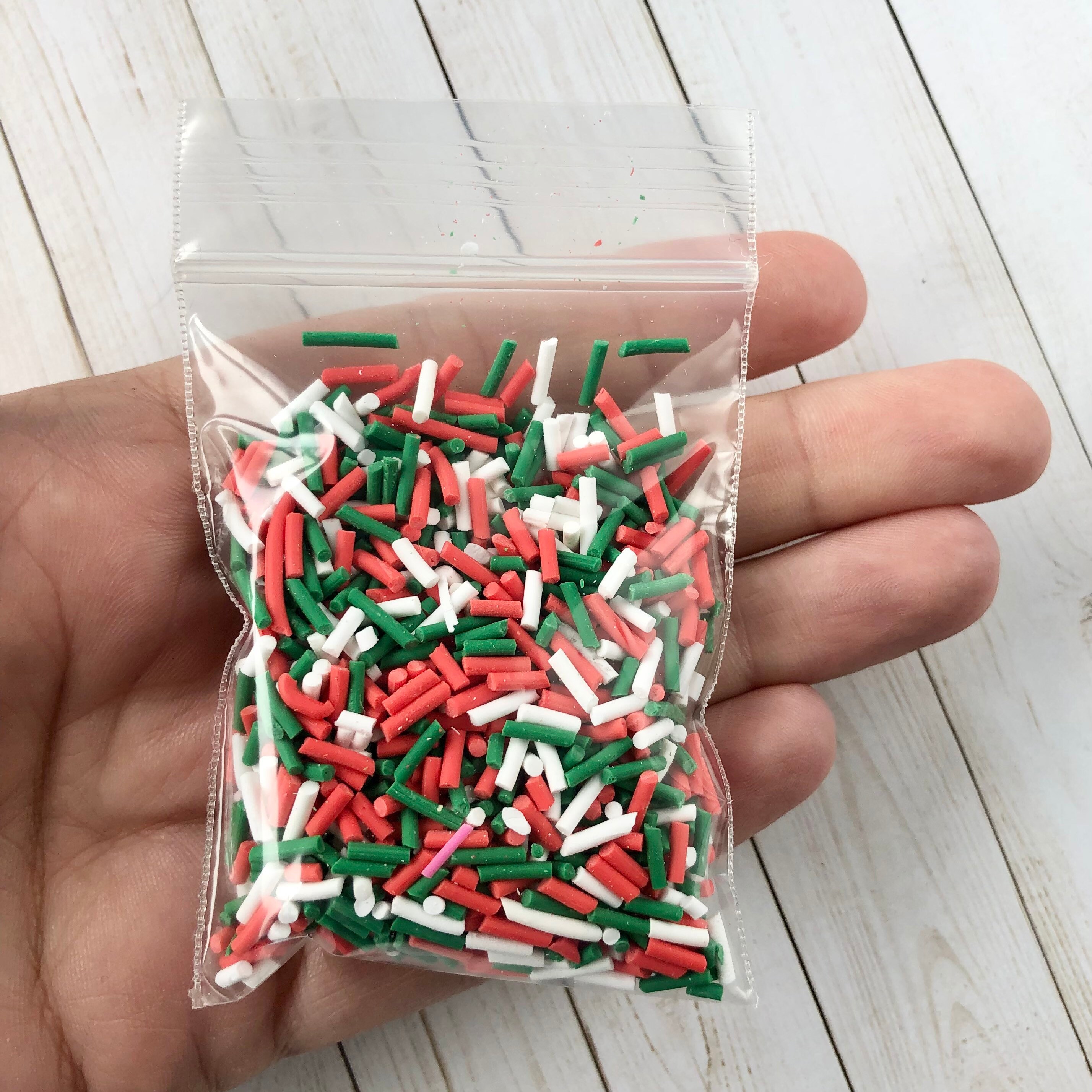 15 g Polymer Sprinkles Christmas Sprinkles Etsy