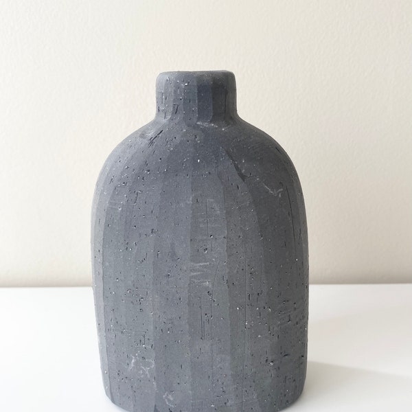 Gray Vase Etsy