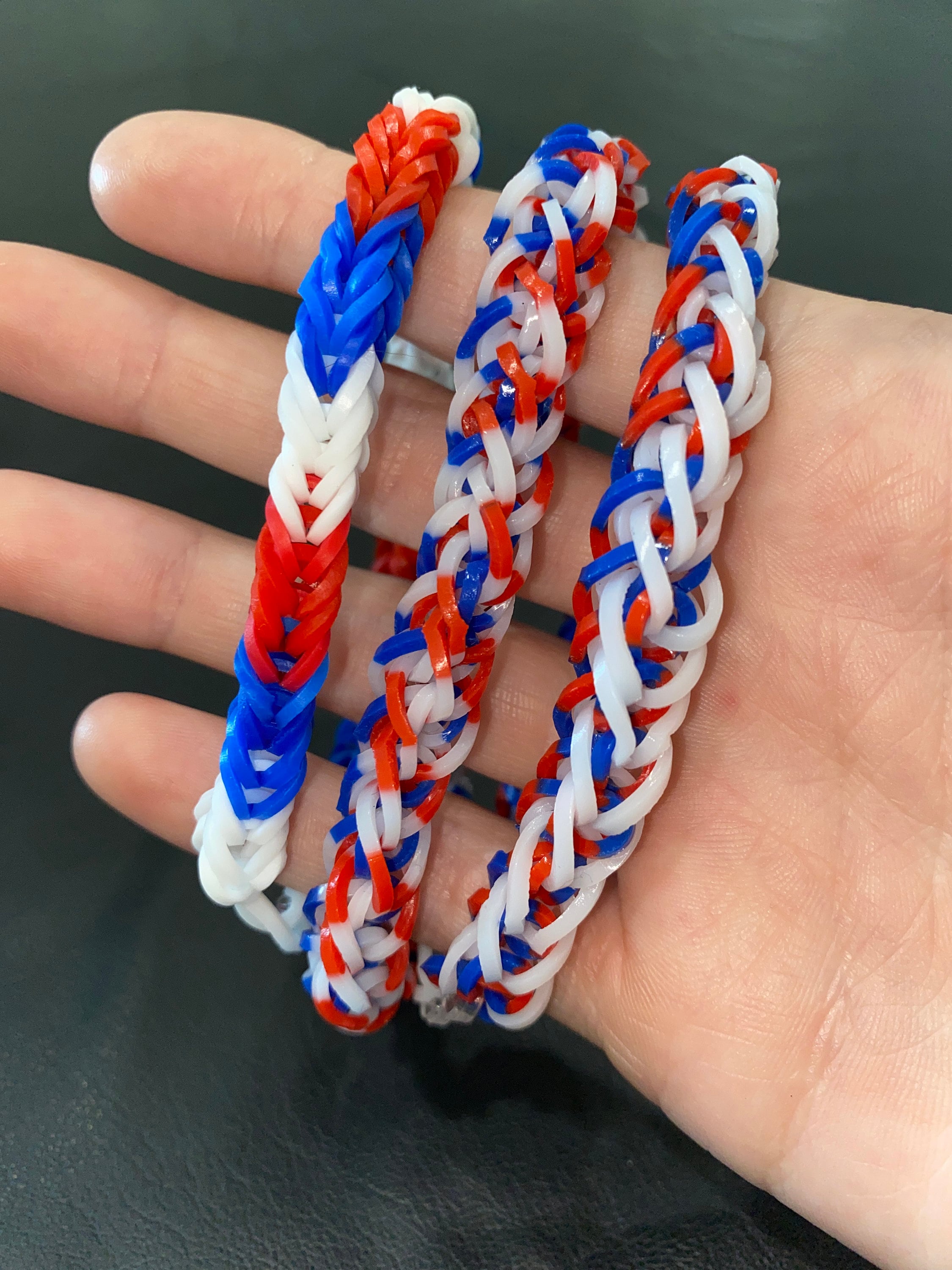 rubber band bracelets without the loom! - A girl and a glue gun