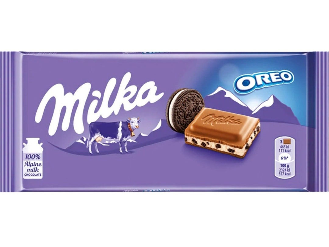Milka Oreo Sandwich Chocolate Bar Candy Original German Chocolate Exotic  Snacks Limited Edition Oreo 