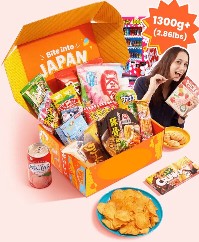 Japanese Snack Box Exotic Snacks Kitkat Chocolate Lays Etsy