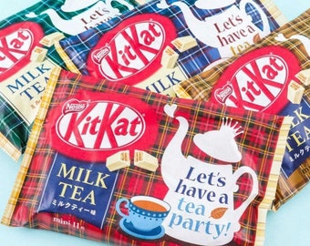 Japanese KitKats Exclusive and Limited Edition Milk Tea Flavor 1 Full Bag (11 Pieces)