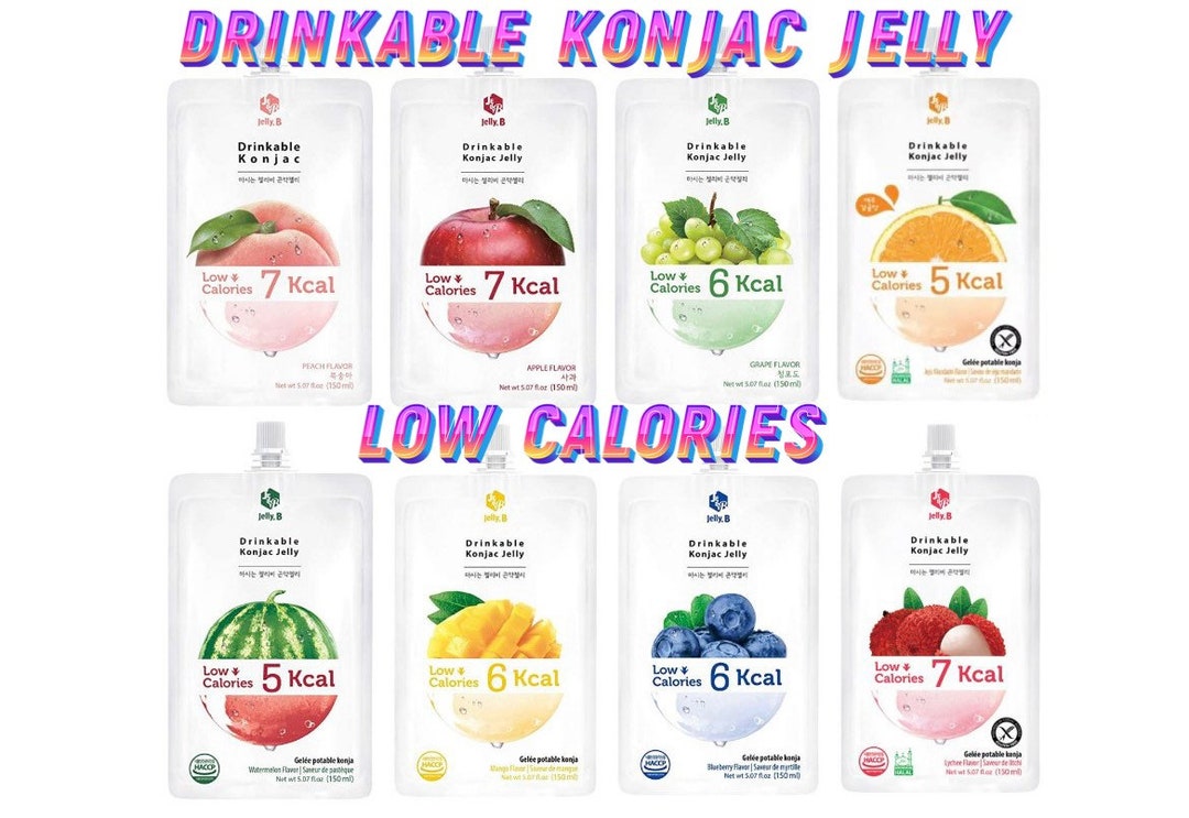 Drinkable Konjac Jelly Fruit Jelly No Added Sugar Low Calories Asian