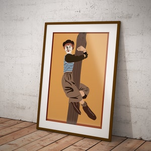Manifesto illustrativo ispirato a La Strada