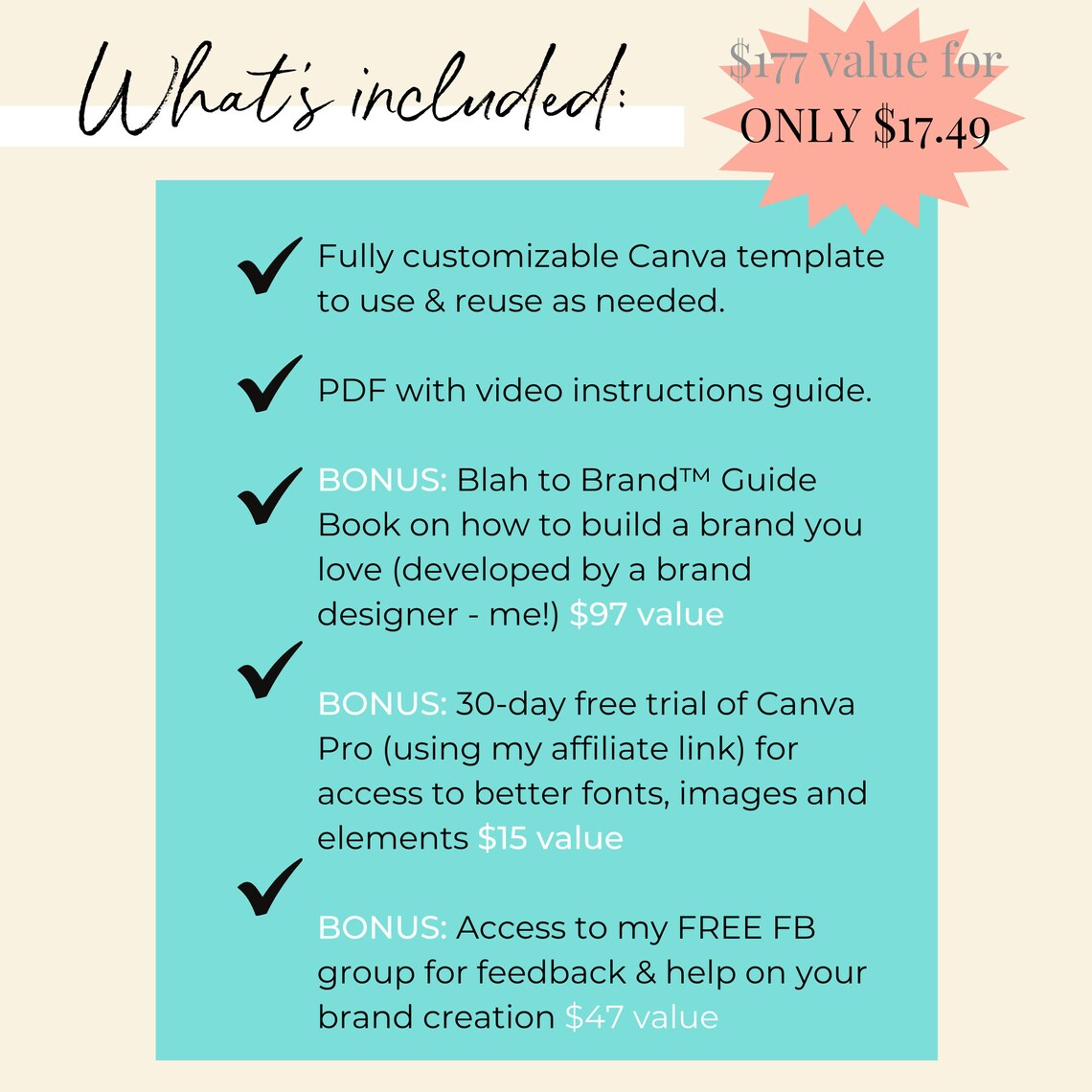 Complete Brand Kit Template Brand Board Template Branding Etsy
