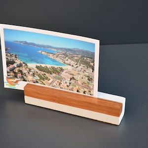 Kartenhalter, Fotohalter aus Beton, modern und schlicht im Design, Platzkartenhalter aus Beton, Tischkartenhalter