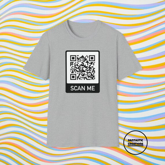 Funny Rick Roll Meme QR Code Do Not Scan Design Kids T-Shirt