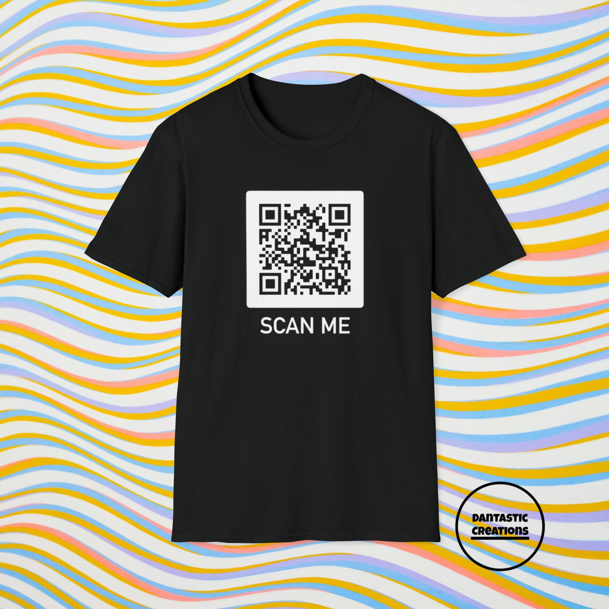 SCAN ME Prank Rick roll  video never gonna give you up QR code |  Sticker