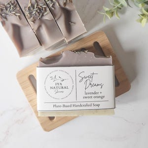 Sweet Dreams Handmade Soap: Lavender Ylang Ylang, Vegan Cold Process